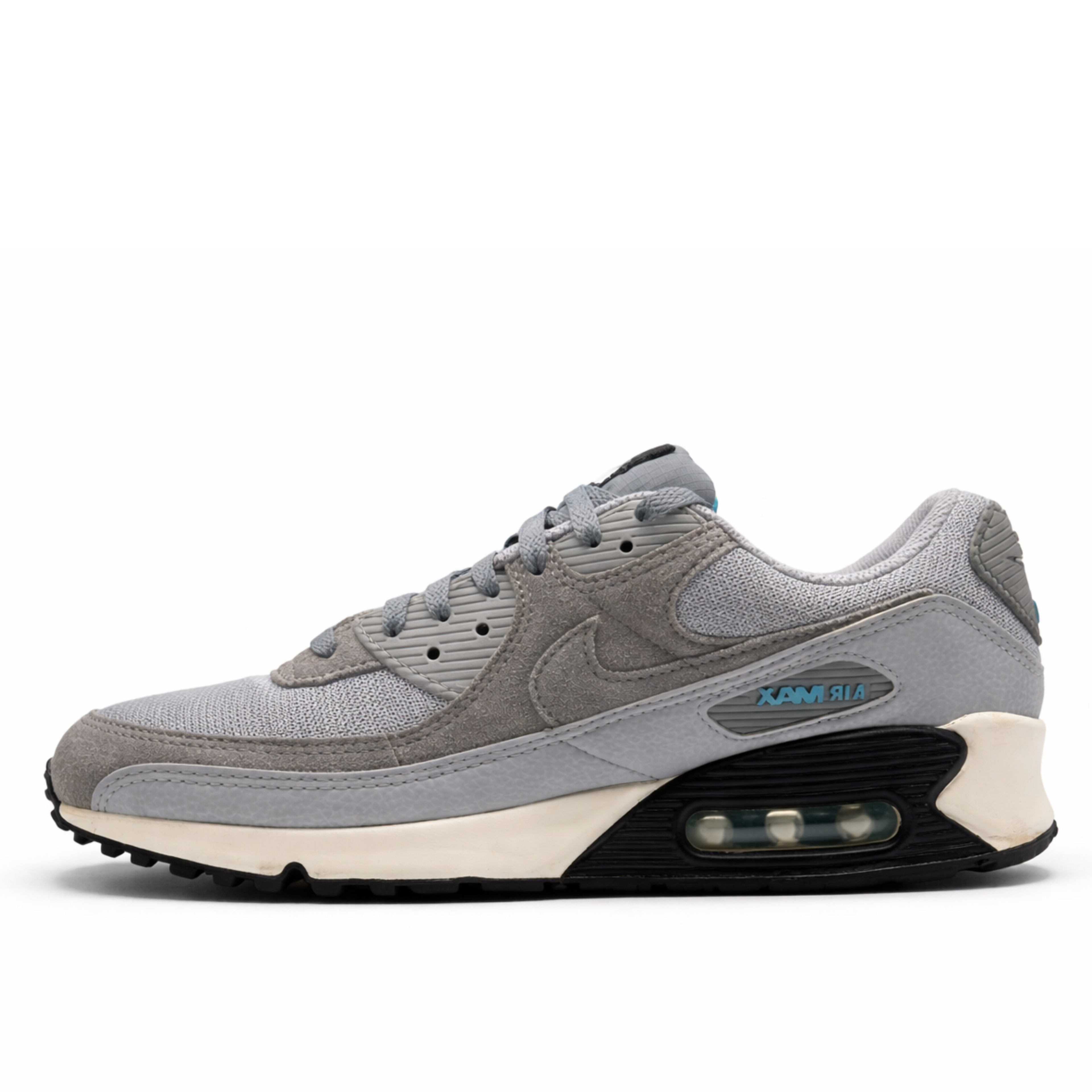 Nike Air Max 90 in Wolf Grey and Chlorine Blue | excellent | EUR 43